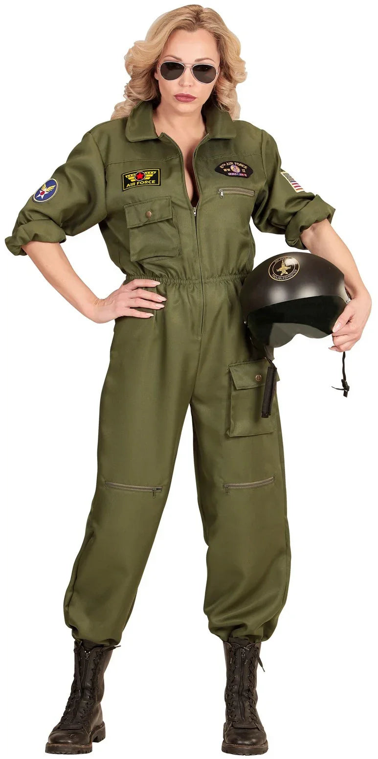 Disfraz de Piloto de Combate para Mujer Pilotos y Aviadores Widmann